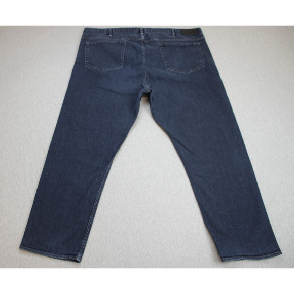 Polo Ralph Lauren Jeans Mens 48B x 30 Blue Cotton Blend Stretch Denim Dark Wash - Picture 2 of 8